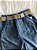 Bermuda Infantil Azul Jeans com cinto - Imagem 3