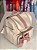 Mochila Luxo Bege Pingente Rose - Imagem 9