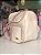 Mochila Luxo Bege Pingente Rose - Imagem 6