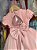 Vestido de Festa Rose Peito de Renda com Strass - Imagem 4