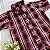 Camisa Xadrex M. Curta Vermelha - Imagem 2