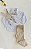 Conjunto Social Infantil Branco com Areia Longo no Linho Pagem - Imagem 3
