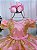 Vestido Realeza Rosa com Dourado - Imagem 2