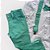 Conjunto Esporte fino Branco ML com Verde - Imagem 11