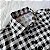 Camisa Xadrez Preta G M. Longa - Imagem 3