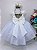 Vestido Infantil Off Saia Branca - Imagem 3