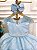 Vestido Infantil Frozen Princesas Apliques - Imagem 5