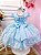 Vestido Infantil Frozen Princesas Apliques - Imagem 3