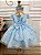 Vestido Infantil Frozen Princesas Apliques - Imagem 6