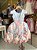 Vestido Infantil Azul Tulipas - Imagem 2