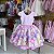 Vestido Infantil Rosa Tulipas - Imagem 2