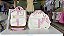 Kit Bolsa Maternidade com mochila Premium Bege com Rosa - Imagem 3