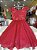 Vestido de Festa Vermelho Renda Luxo - Imagem 1