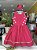 Vestido Infantil Pink Bordado Margarida - Imagem 1