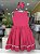 Vestido Infantil Pink Bordado Margarida - Imagem 4