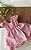 Vestido Baby Renda Strass Rose - Imagem 1