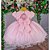 Vestido Baby Rosa de Renda e Tule - Imagem 3