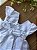 Vestido Baby Branco Renda Camadas Batizado - Imagem 4