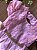 Vestido Infantil de Festa Rosa Renda e Strass - Imagem 3