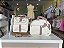 Kit Bolsa Maternidade com mochila Premium Bege com Rose - Imagem 2