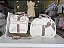 Kit Bolsa Maternidade com mochila Premium Bege com Rose - Imagem 3
