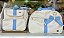 Kit Bolsa Maternidade com mochila Premium Bege com Azul - Imagem 2