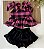 Conjunto Peplum Xadrez Black/Pink - Imagem 3