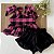 Conjunto Peplum Xadrez Black/Pink - Imagem 2