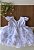 Vestido Branco Batizado Baby Camadas - Imagem 2