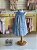 Vestido Bebê Artesanal Casinha de Abelha Azul | Bordado Delicado à Mão | Clássico, Elegante e Confortável - Imagem 4