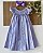 Vestido Bebê Artesanal Casinha de Abelha Lilás | Bordado Delicado à Mão | Clássico, Elegante e Confortável - Imagem 4