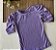 Blusa Manga Princesa Cotelê Lilás - Imagem 1