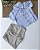 Conjunto Camisa Azul Coqueiros Bermuda Areia DIVERTTO - Imagem 1