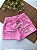 Short Moletinho Rosa Barbie - Imagem 1