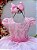 Vestido de Festa Rosa Renda no Peito - Imagem 2