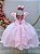 Vestido de Festa Rosa Renda no Peito - Imagem 3