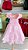 Vestido Infantil Rosa de Tule e renda rosa Candy - Imagem 9