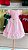 Vestido Infantil Rosa de Tule e renda rosa Candy - Imagem 4