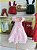 Vestido Infantil Rosa de Tule e renda rosa Candy - Imagem 8
