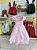 Vestido Infantil Rosa de Tule e renda rosa Candy - Imagem 10
