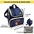 Kit Bolsa Maternidade Jasmim Jardim Bordada Goiaba - Imagem 3