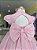 Vestido de Festa Infantil Rosa com Aplique Flores - Imagem 7