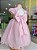 Vestido de Festa Infantil Rosa com Aplique Flores - Imagem 8