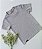 Camiseta Infantil Casual Slim Cinza Mescla - Imagem 1