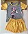 Pijama Curto Infantil Minnie Cinza - Imagem 2