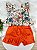 Conjunto Julia Bordado Floral Laranja - Imagem 3