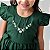 Vestido Ponto Palito Verde Bordado - Imagem 4