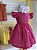 Vestido Infantil Artesanal Bordado a mão Pink - Imagem 3