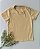 Camiseta Infantil Essencial Slim Básica Amarelo Bebê Ogochi - Imagem 2