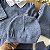 Kit Saida Maternidade de Tricô Masculina Completa Azul Jeans - Imagem 3